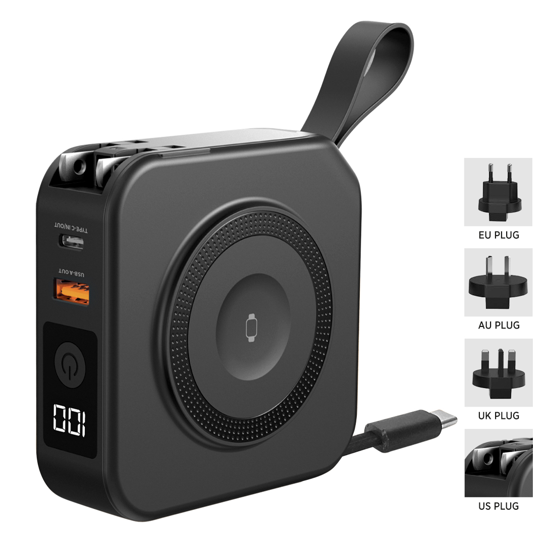 Univerzalni putni punjač / pomoćna baterija, 10.000 mAh, PD 20W, MagSafe